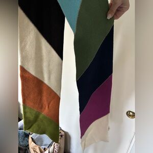 Coach scarf multi-colored; brand new w/tags.